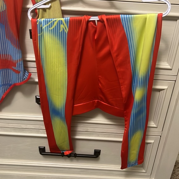 Set sheer top body suit with pants never worn - Picture 3 of 4